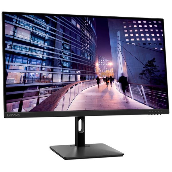 Monitor Lenovo 67C3GAC4EU, 27", UHD, IPS, USB-C, USB-A, HDMI, DP, Raven Black