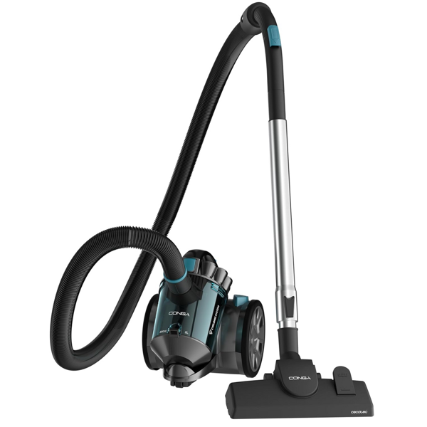 მტვერსასრუტი Cecotec 8600 Conga Rockstar Cyclonic X-treme, 800W, 2L, Vacuum Cleaner, Black	