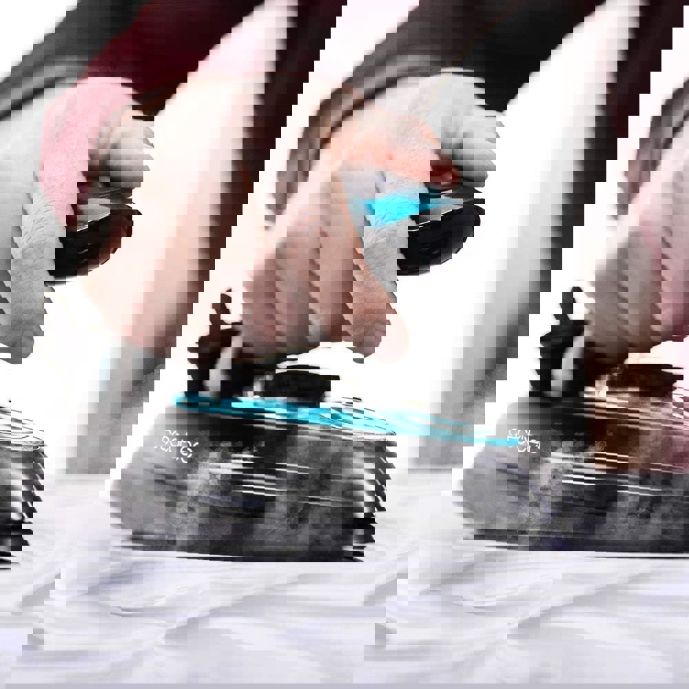 ორთქლის უთო Cecotec 05113 GoForce 8000 Folding Titanium, 1200W, 0.4l, Steam Iron, Black/Blue