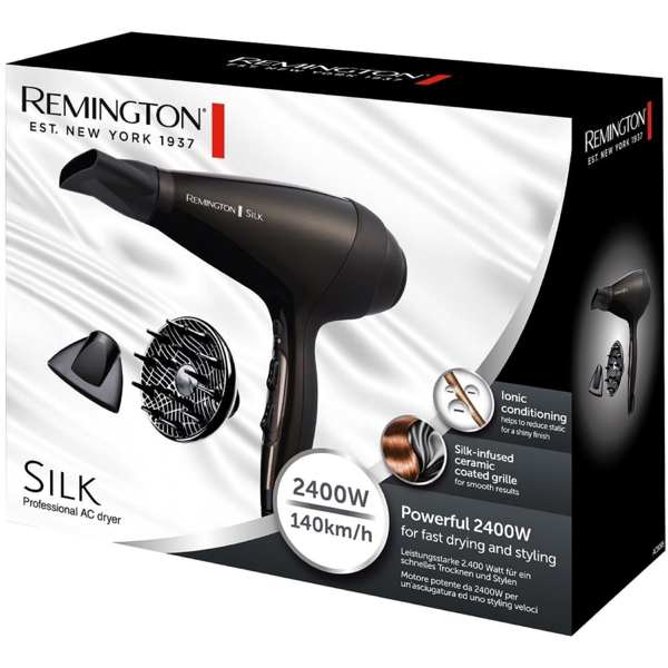 Hair Dryer Remington AC9095 E51, 2400W, Black