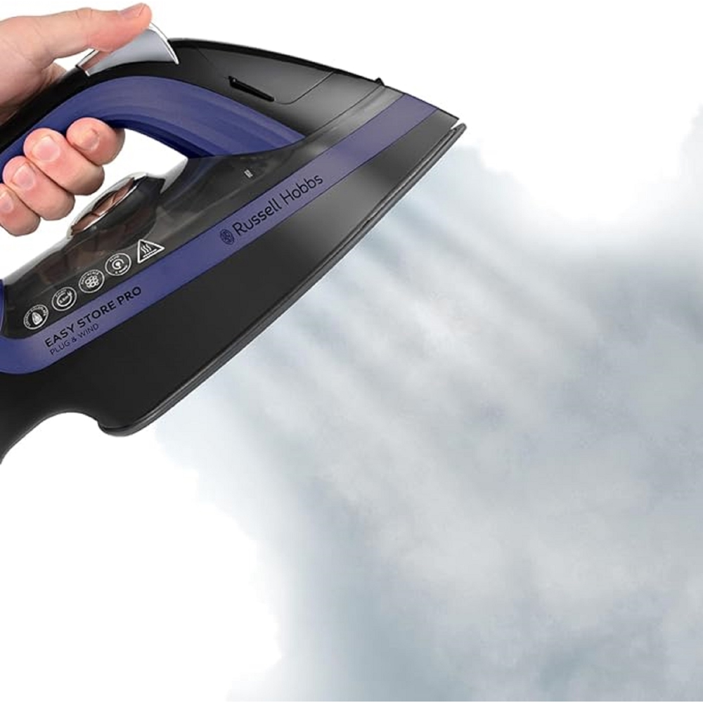 Steam Iron Russel Hobbs 26731-56/RH, 2400W, 0.32L, Black/Purple