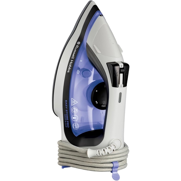 ორთქლის უთო Russel Hobbs 26730-56/RH, 2400W, 240ML, Steam Iron, White/Purple