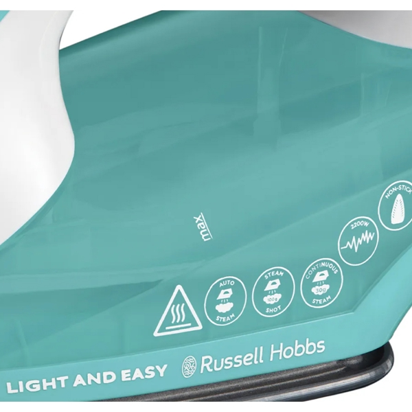 ორთქლის უთო Russel Hobbs 26470-56/RH, 2200W, 240ML, Steam Iron, Mint