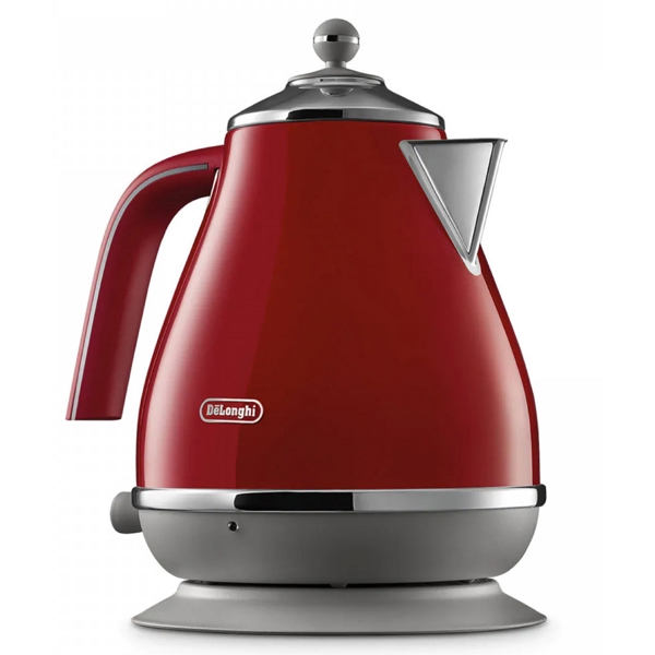 Electric Kettle DeLonghi KBOC2001.R Icona Capitals, 2000W, 1.7L, Tokyo Red