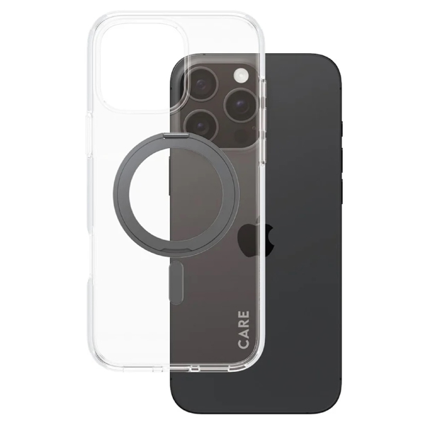 Case For iPhone 16 Pro Max, PanzerGlass 5715685003851, Transparent/Black