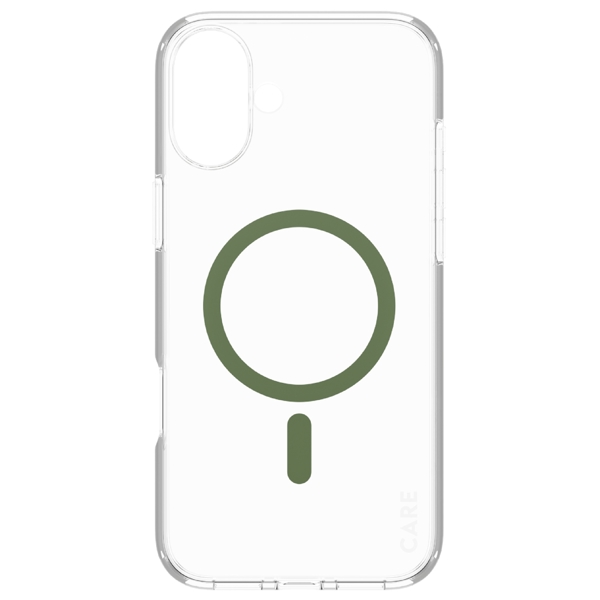 Case For iPhone 16, PanzerGlass 5715685004353, Transparent/Green