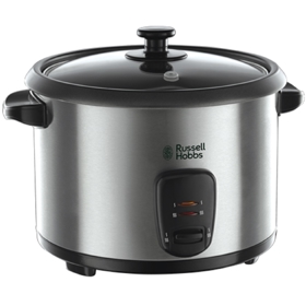 ბრინჯის სახარში Russell Hobbs 19750-56/RH, 700W, 1.8L, Rice Cooker, Black/Silver