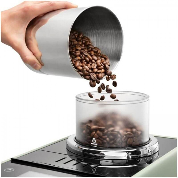 Coffee Machine DeLonghi EXAM441.55.GR Rivelia, 1450W, 1.4L, Jade Green