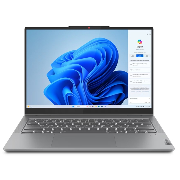 Notebook Lenovo 83DT006LRK IdeaPad 5 2-in-1, 14", Core 3-100U, 8GB, 512GB SSD, Integrated, Luna Grey
