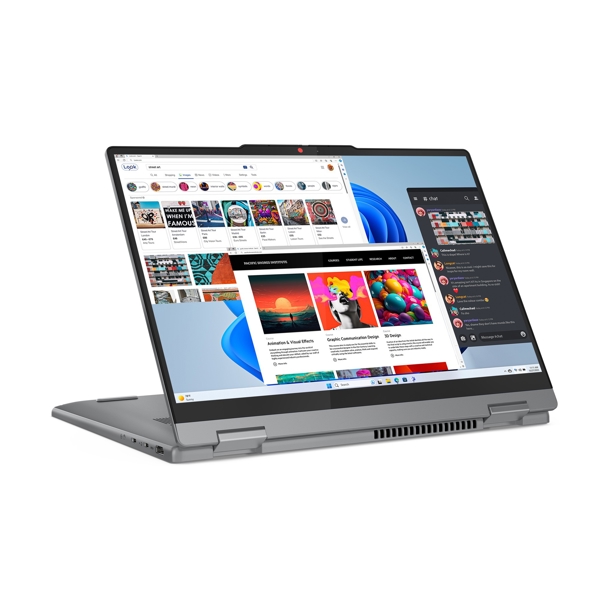 Notebook Lenovo 83DT006LRK IdeaPad 5 2-in-1, 14", Core 3-100U, 8GB, 512GB SSD, Integrated, Luna Grey