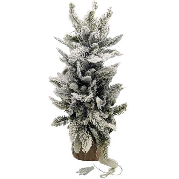 დეკორატიული ნაძვის ხე Domino 17094849, 56Cm, Decorative Christmas Tree, Green/White