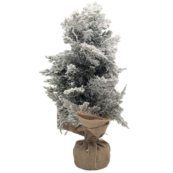 Decorative Christmas Tree, Domino H2309S2, 46Cm, Green/White