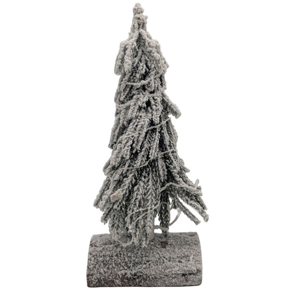 დეკორატიული ნაძვის ხე Domino H2019TL-S1, 30Cm, Decorative Christmas Tree, Green/White