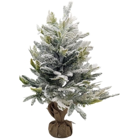 დეკორატიული ნაძვის ხე Domino 17094843 70Cm, Decorative Christmas Tree, Green/White