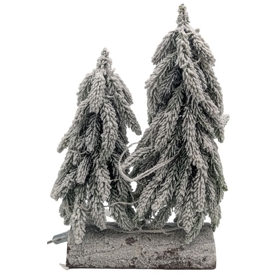 დეკორატიული ნაძვის ხე Domino H2102TL-S3, 35Cm, Decorative Christmas Tree, Green/White