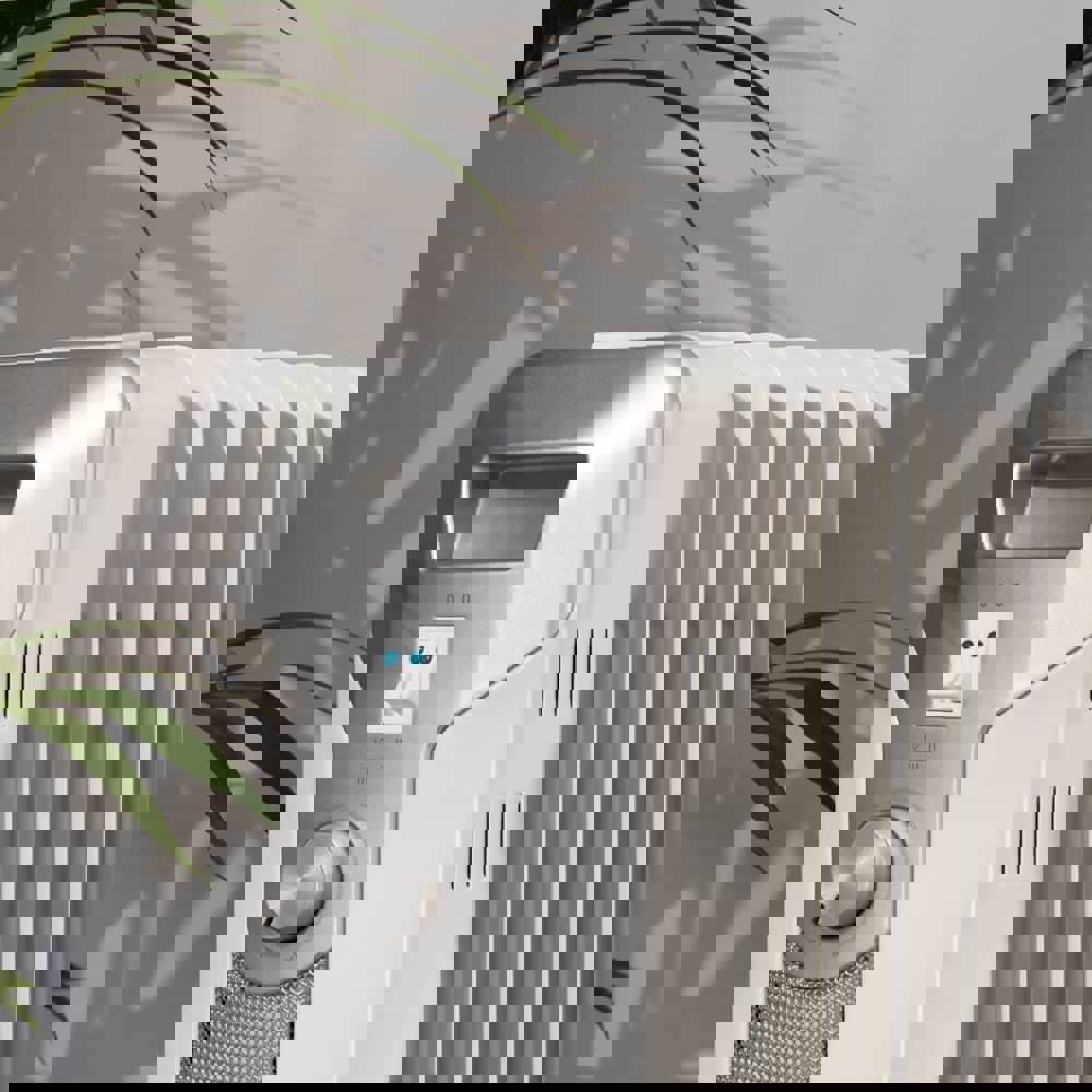 ზეთის რადიატორი CeCotec 05888 ReadyWarm 9000 Space 360, 2000W, 22m², Oil Radiator, White