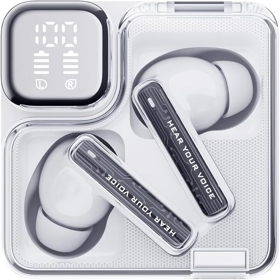 ყურსასმენი QCY 6957141409183 Melobuds NEO, Earbuds, Wireless, Bluetooth, White