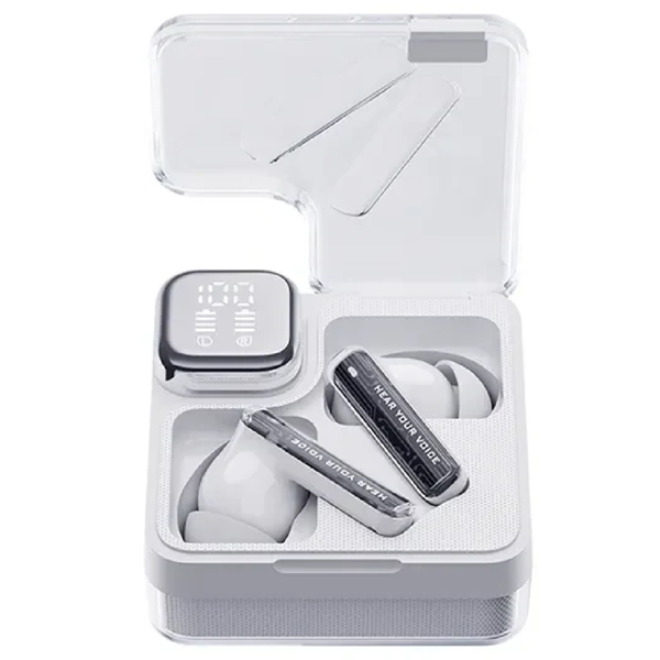 Earbuds QCY 6957141409183 Melobuds NEO, Wireless, Bluetooth, White