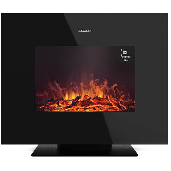 ელექტრო ბუხარი Cecotec 05830 ReadyWarm 2700 Design Flames, 2000W, 25m², Electric Fireplace, Black