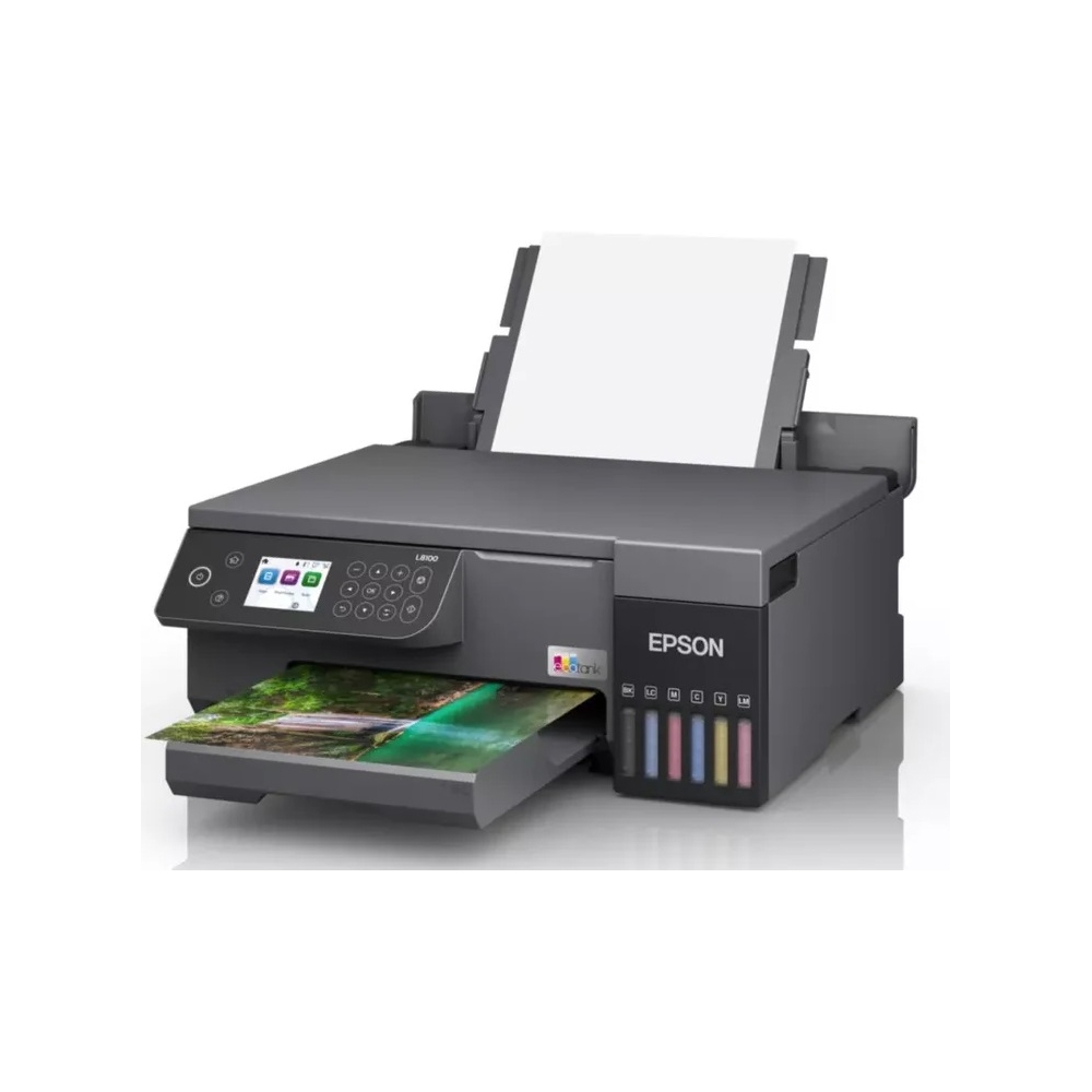 Printer Epson C11CK94401 EcoTank L8100, MFP, A4, Ethernet, Wifi, Black