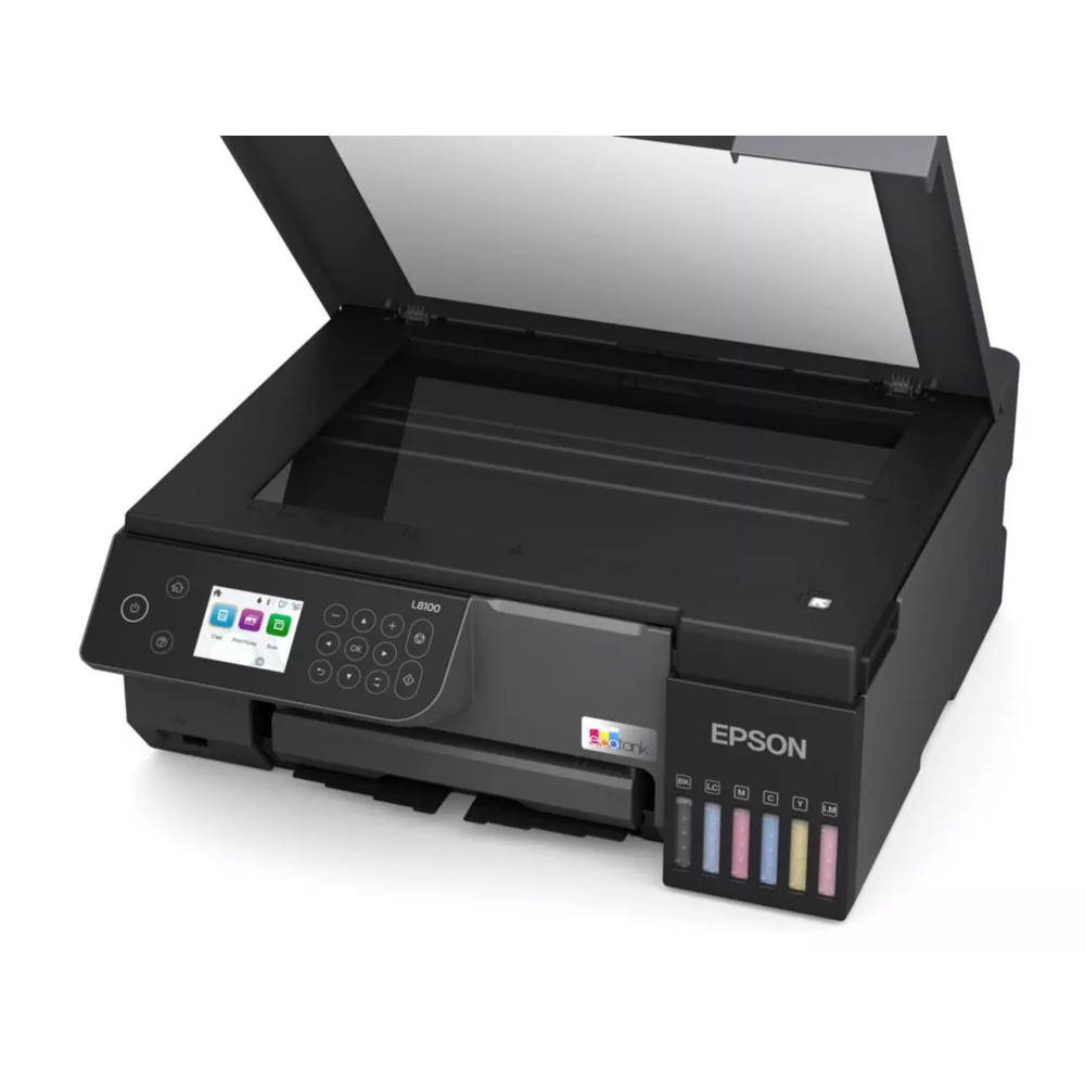 ფოტო პრინტერი Epson C11CK94401 EcoTank L8100, MFP, A4, Ethernet, Wifi, Black