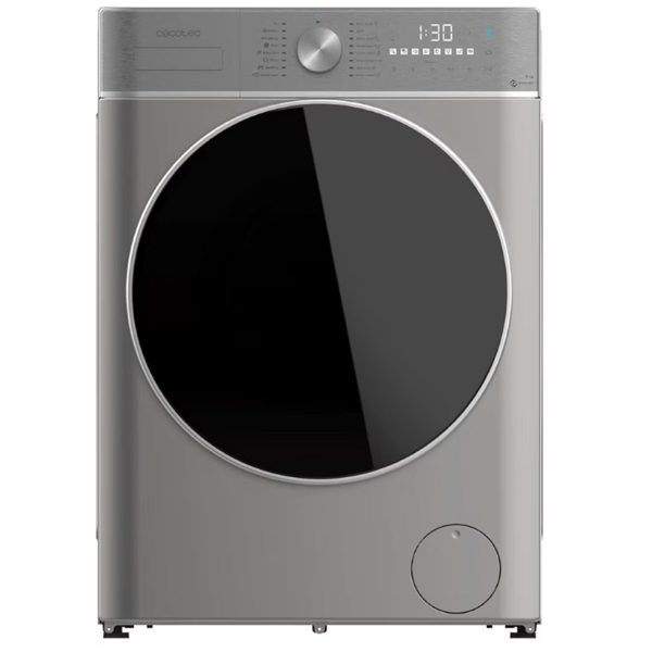 Washing Machine Cecotec 2767 DressCode 9800 Inverter Steel A, 9Kg, A, Silver