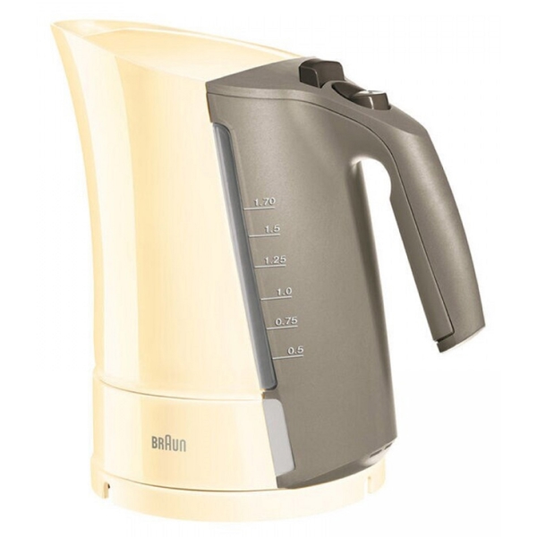 ელექტრო ჩაიდანი Braun WK300 CREAM, 2200W, 1.7L, Electric Kettle, Beige