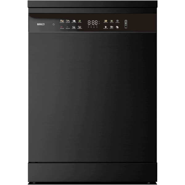 ჭურჭლის სარეცხი მანქანა Marazzi DW-D06S15FS(S/BL), A+++, 49Dba, Dishwasher, Black