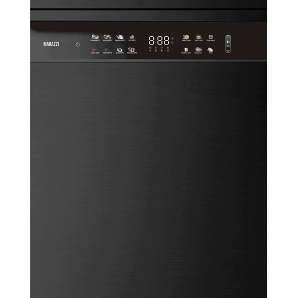 ჭურჭლის სარეცხი მანქანა Marazzi DW-D06S15FS(S/BL), A+++, 49Dba, Dishwasher, Black