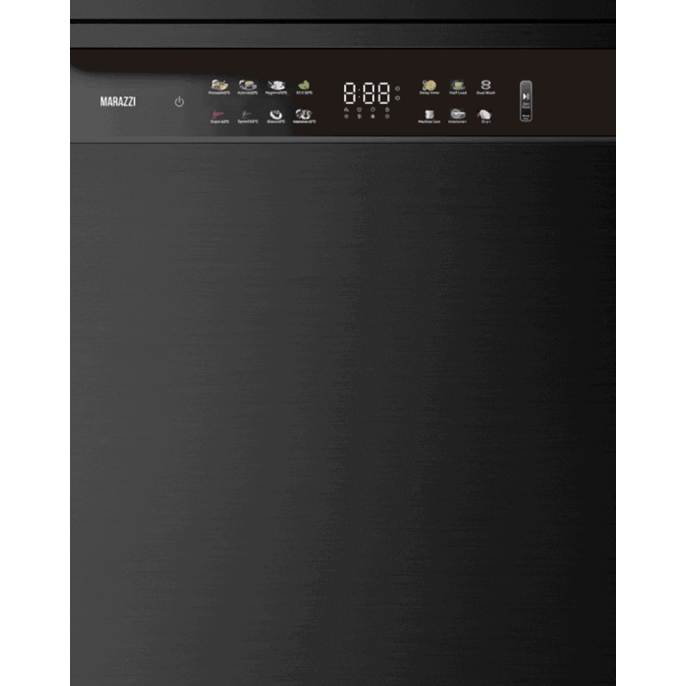 Dishwasher Marazzi DW-D06S15FS(S/BL), A+++, 49Dba, Black
