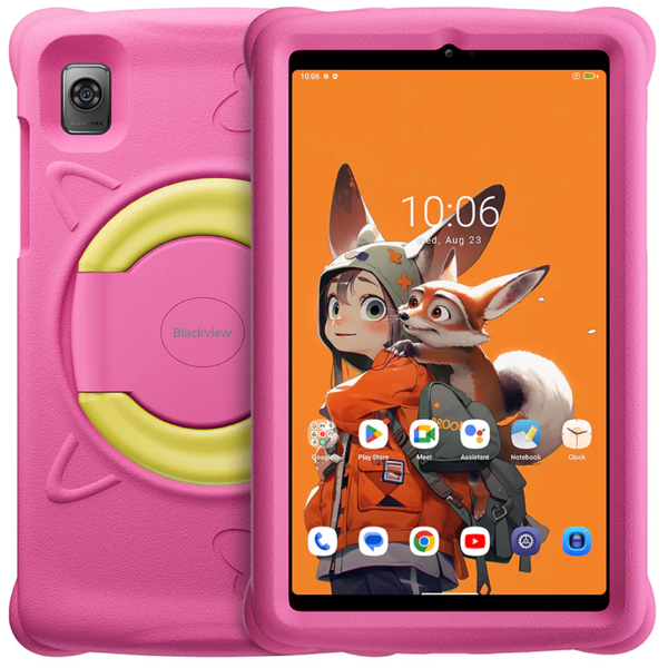 Tablet Blackview 6931548314936 TAB 60 KIDS, 8.6", 4GB, 128GB, Wi-Fi, Candy Pink