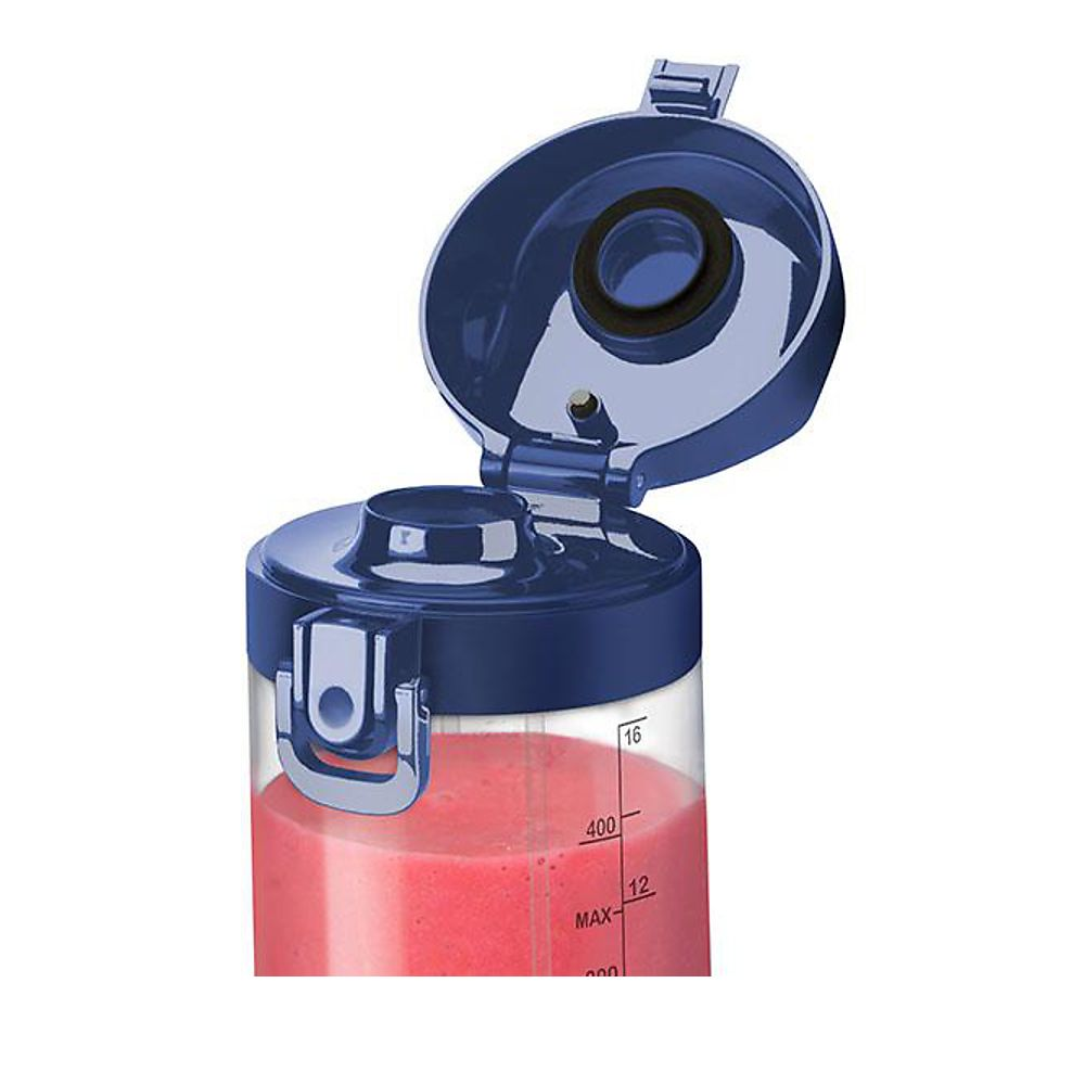 ხელის ბლენდერი Nutri Bullet NBP003NBL, 0.475l, Portable Smoothie Maker, Blue