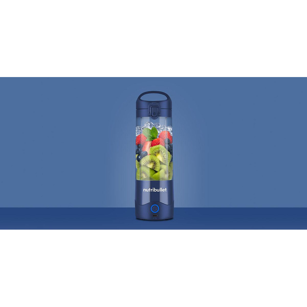 ხელის ბლენდერი Nutri Bullet NBP003NBL, 0.475l, Portable Smoothie Maker, Blue