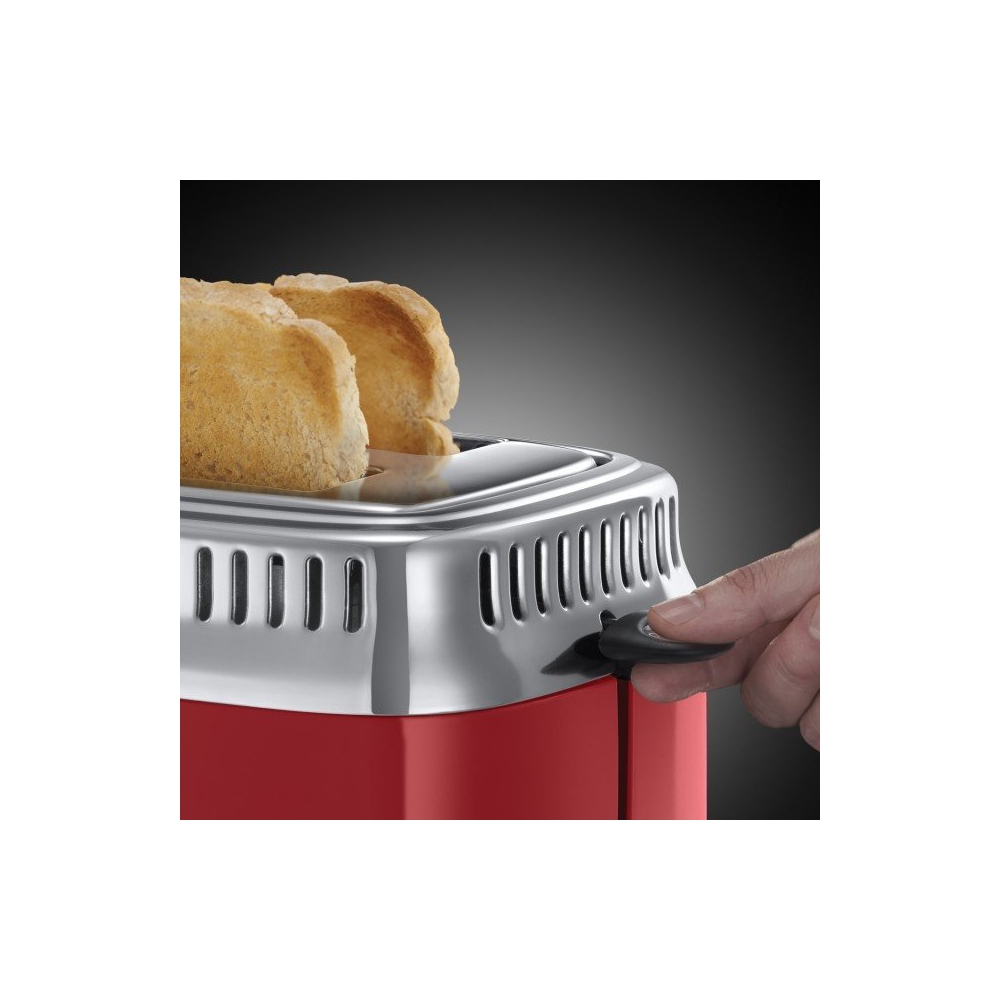 Toaster Russell Hobbs 21680-56/RH Retro, 1100W, Red