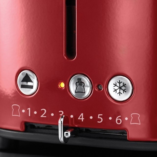 ტოსტერი Russell Hobbs 21680-56/RH Retro, 1100W, Toaster, Red