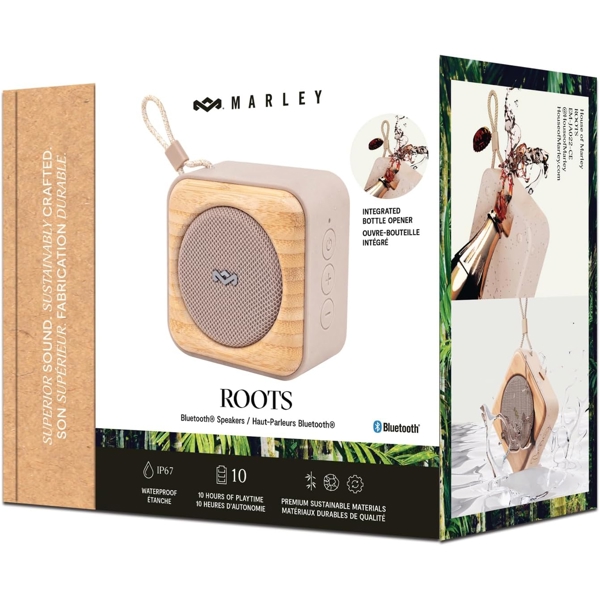 დინამიკი House Of Marley EM-JA022-CE Roots, Bluetooth, Speaker, Cream