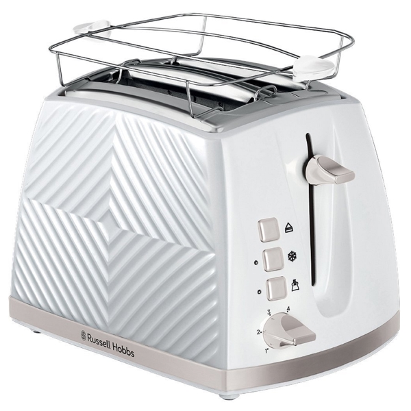 Toaster Russell Hobbs 26391-56/RH Groove, 850W, White