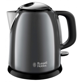 ელექტრო ჩაიდანი Russell Hobbs 24993-70 ColoursPlus, 2400W, 1L, Electric Mini Kettle, Dark Grey