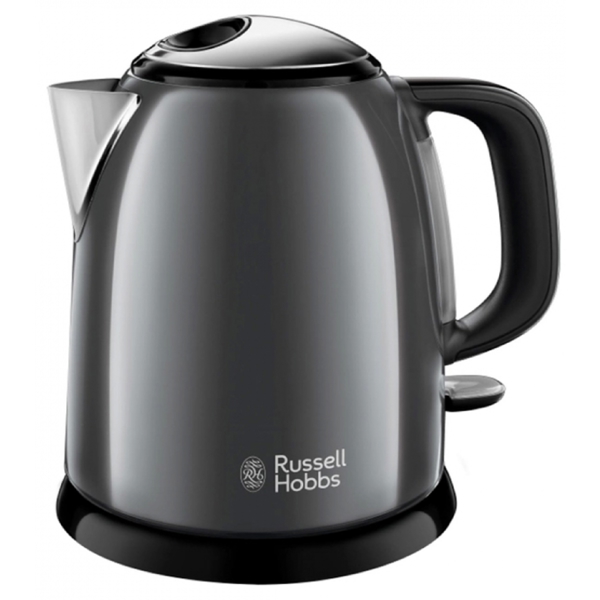 Electric Mini Kettle Russell Hobbs 24993-70 ColoursPlus, 2400W, 1L, Dark Grey