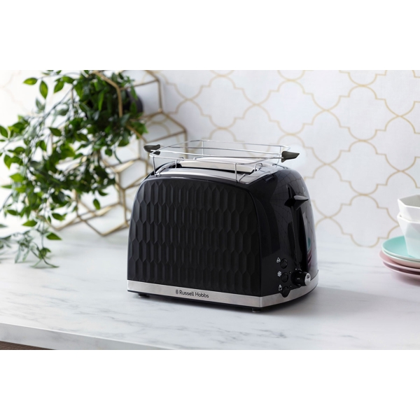 Toaster Russell Hobbs 26061-56/RH Honeycomb, 850W, Black