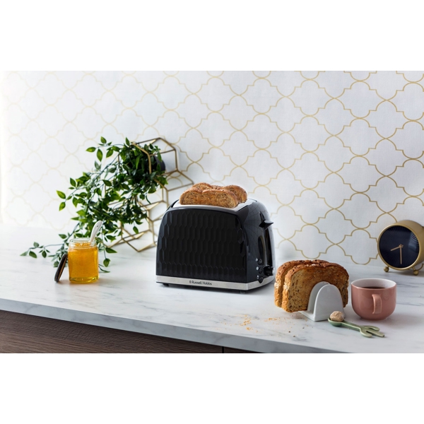 Toaster Russell Hobbs 26061-56/RH Honeycomb, 850W, Black