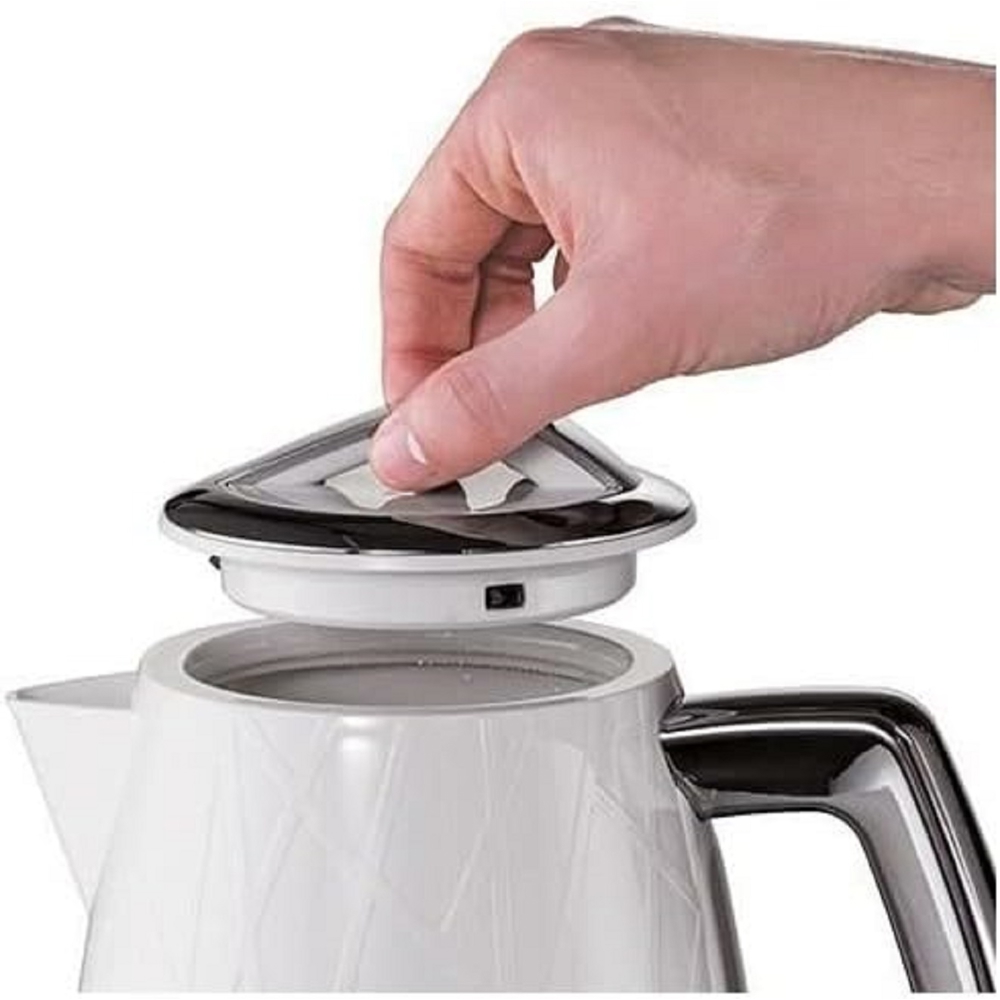ელექტრო ჩაიდანი Russell Hobbs 28080-70 Structure, 2400W, 1.7L, Electric Kettle, White