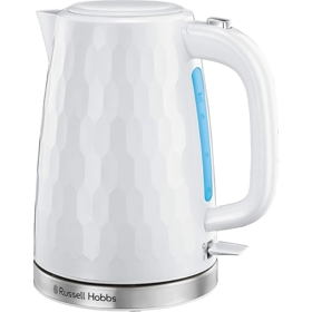 ელექტრო ჩაიდანი Russell Hobbs 26050-70 Honeycomb, 2400L, 1.7L, Electric Kettle, White