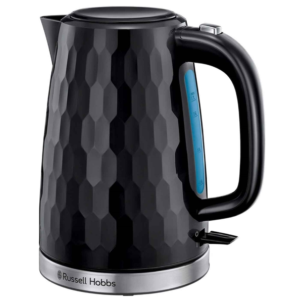 ელექტრო ჩაიდანი Russell Hobbs 26051-70 Honeycomb, 2400W, 1.7L, Electric Kettle, Black