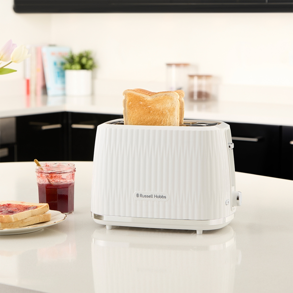 ტოსტერი Russell Hobbs 27370-56/RH Eden, 800W, Toaster, White