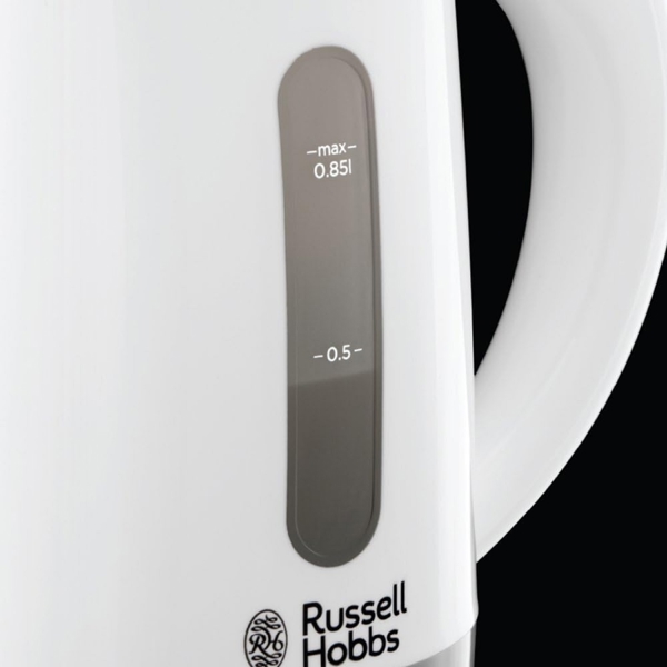 ელექტრო ჩაიდანი Russell Hobbs 23840-70 Travel, 1000W, 850ML, Electric Kettle, White