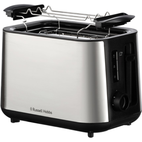 ტოსტერი Russell Hobbs 27390-56/RH Heaton, 800W, Toaster, Black/Silver