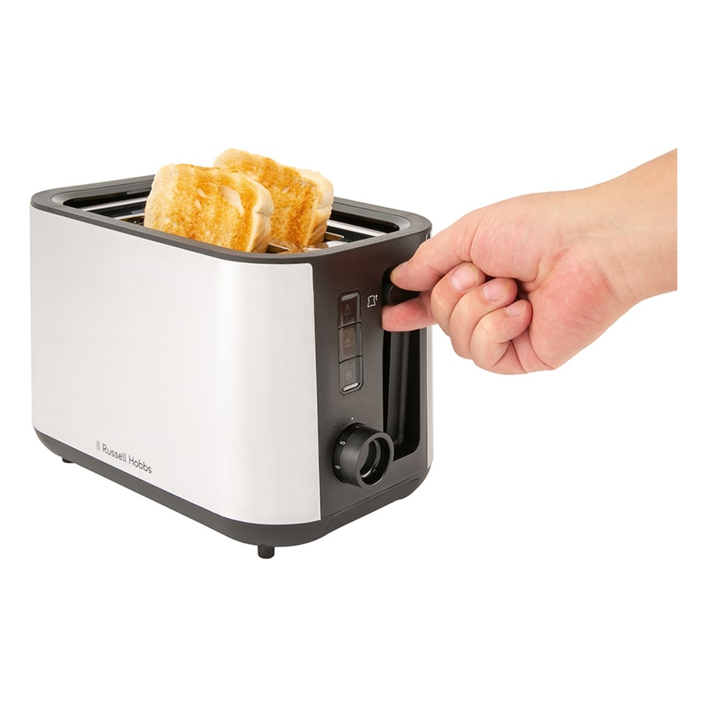 ტოსტერი Russell Hobbs 27390-56/RH Heaton, 800W, Toaster, Black/Silver
