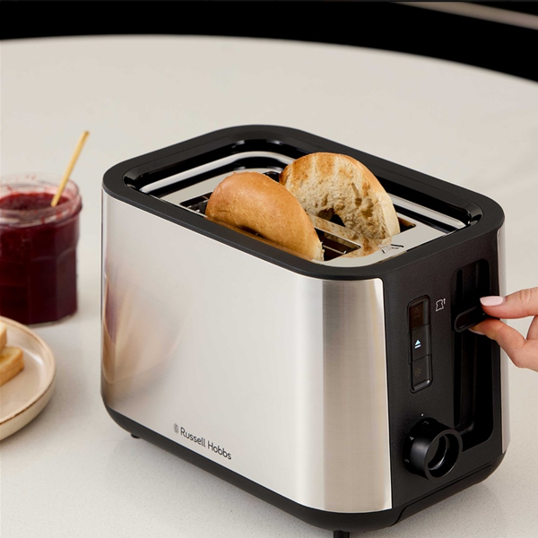 Toaster Russell Hobbs 27390-56/RH Heaton, 800W, Black/Silver