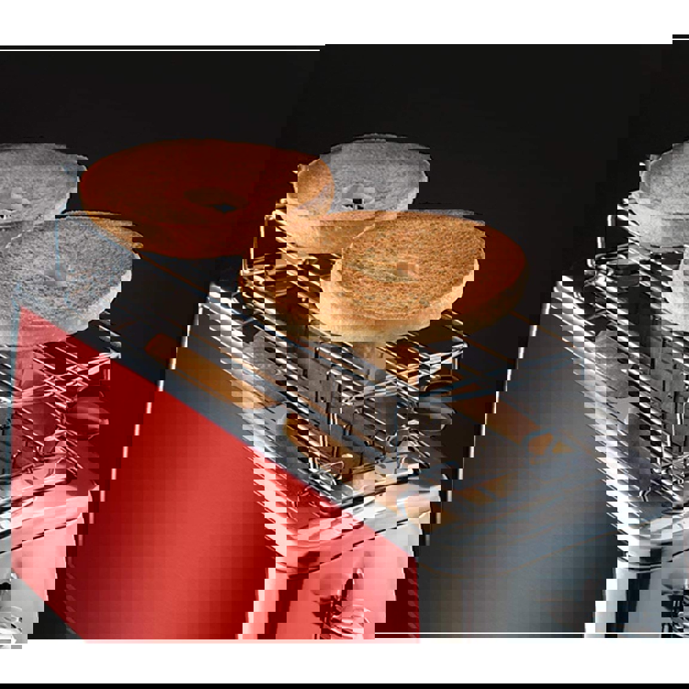 ტოსტერი Russell Hobbs 23250-56/RH Luna, 1420W, Toaster, Silver/Red